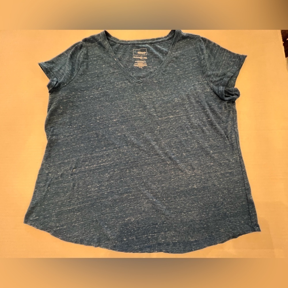 SONOMA’S WOMEN’S GOOD FOR LIFE EVERYDAY SHORT SLEEVE V-NECK TEE. SIZE. PXL